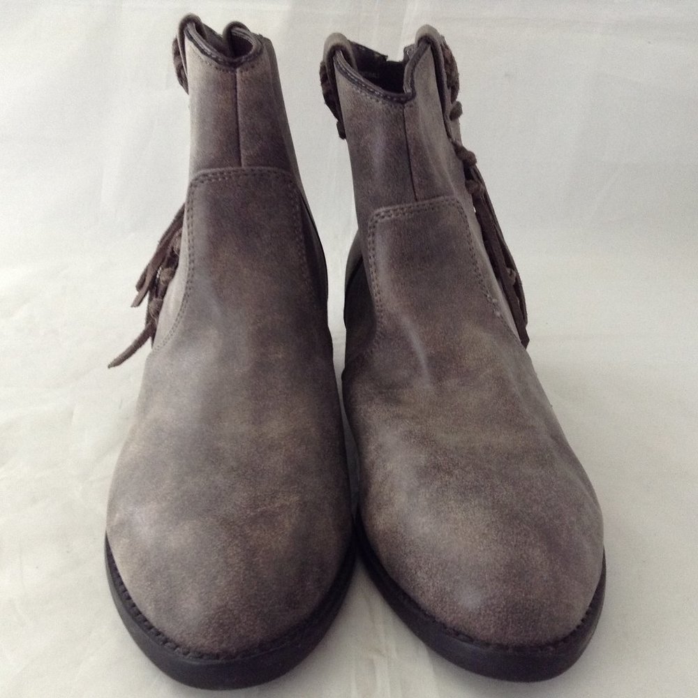 Faryl Robin Womens Gray Ankle Boots Size 8